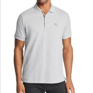 NEW Men’s Burberry Hartford Polo in Grey